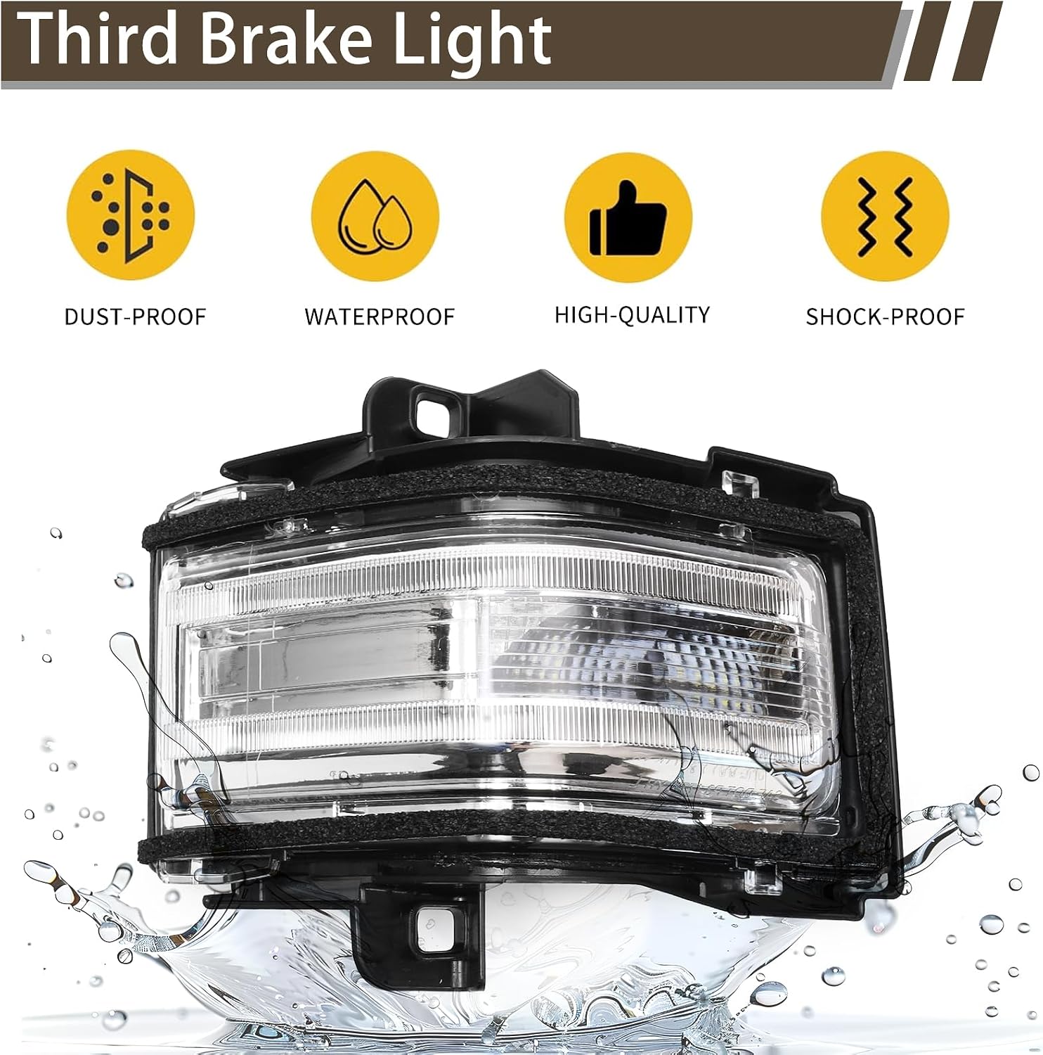 Driver Side Door Towing Mirror Turn Signal Light Lamp Indicator for Ford F-150 F-250 F-350 F-450 F-550 2015-2024 Door Towing Mirror Indicator Lights Lamp LED Side