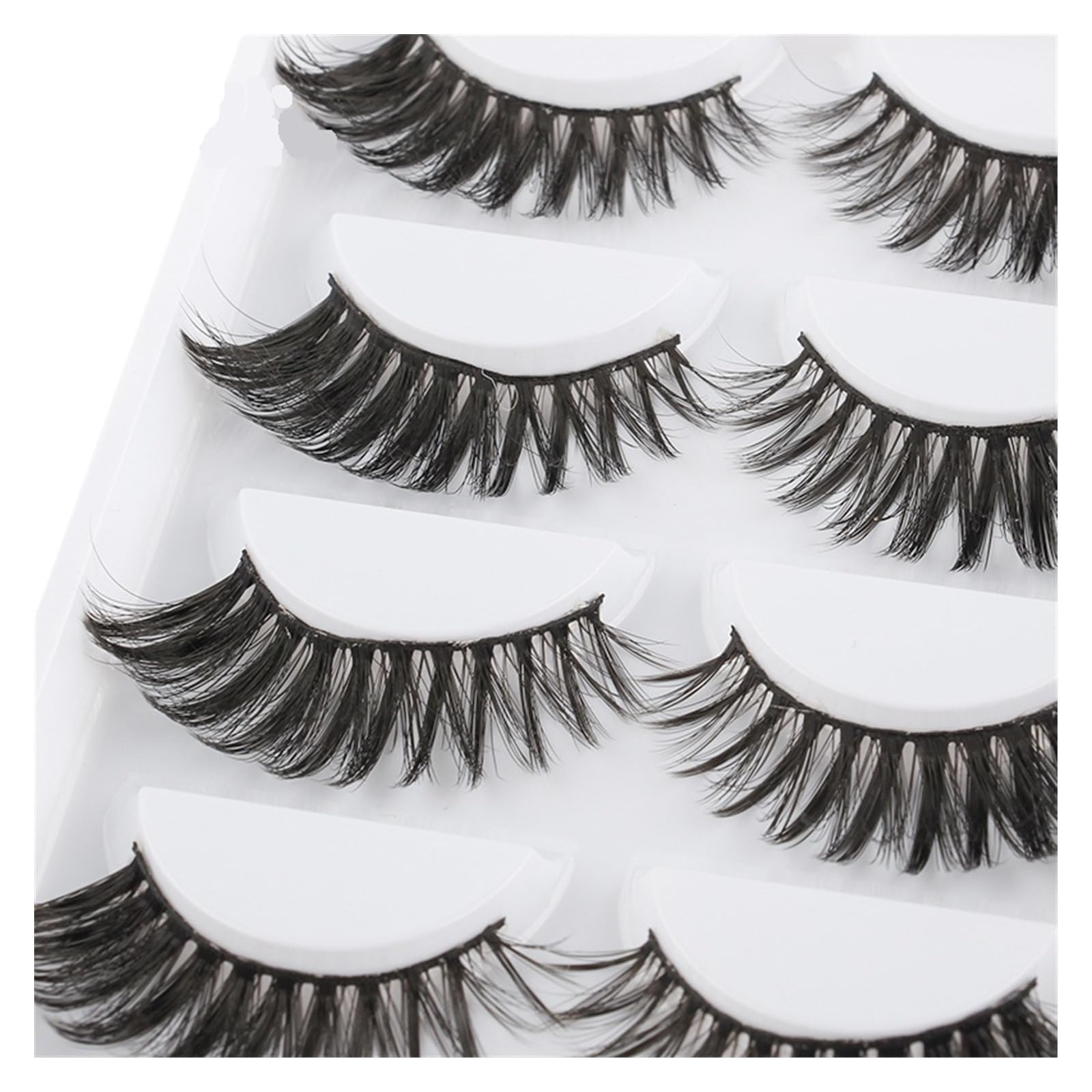 UAMOU Luzem 2/50/100 pudełek Rzęsy Faux Cils 3D Mink Lashes Naturalna objętość Przedłużanie rzęs Sztuczne rzęsy luzem Cilios Cheerfully (Color : G501, Size : 30 Boxes)