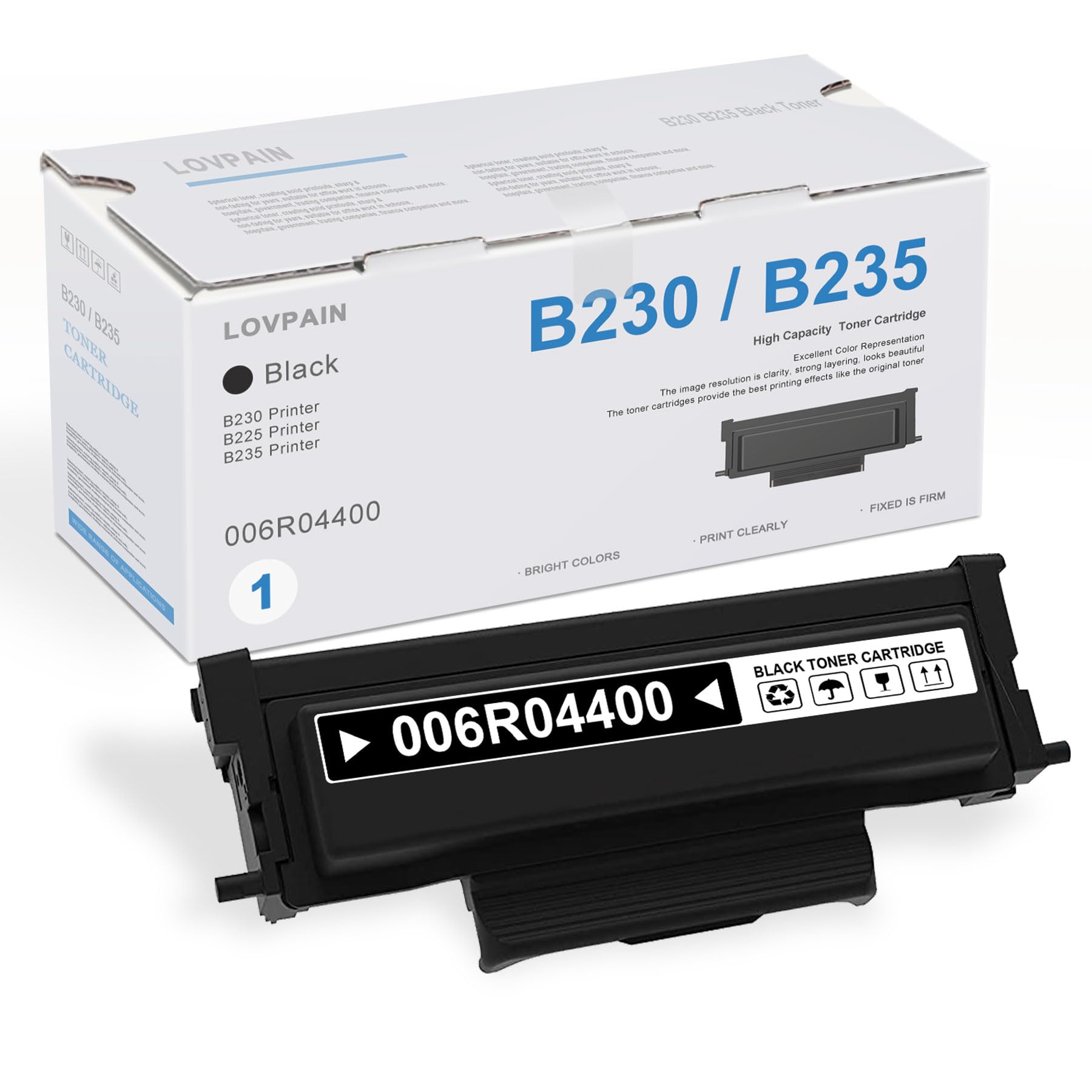 006R04400 Toner Cartridge - 1 Pack B230/B225/B235 Black High Capacity Toner Cartridge Replacement for Xerox B230 B225 B235 Printer