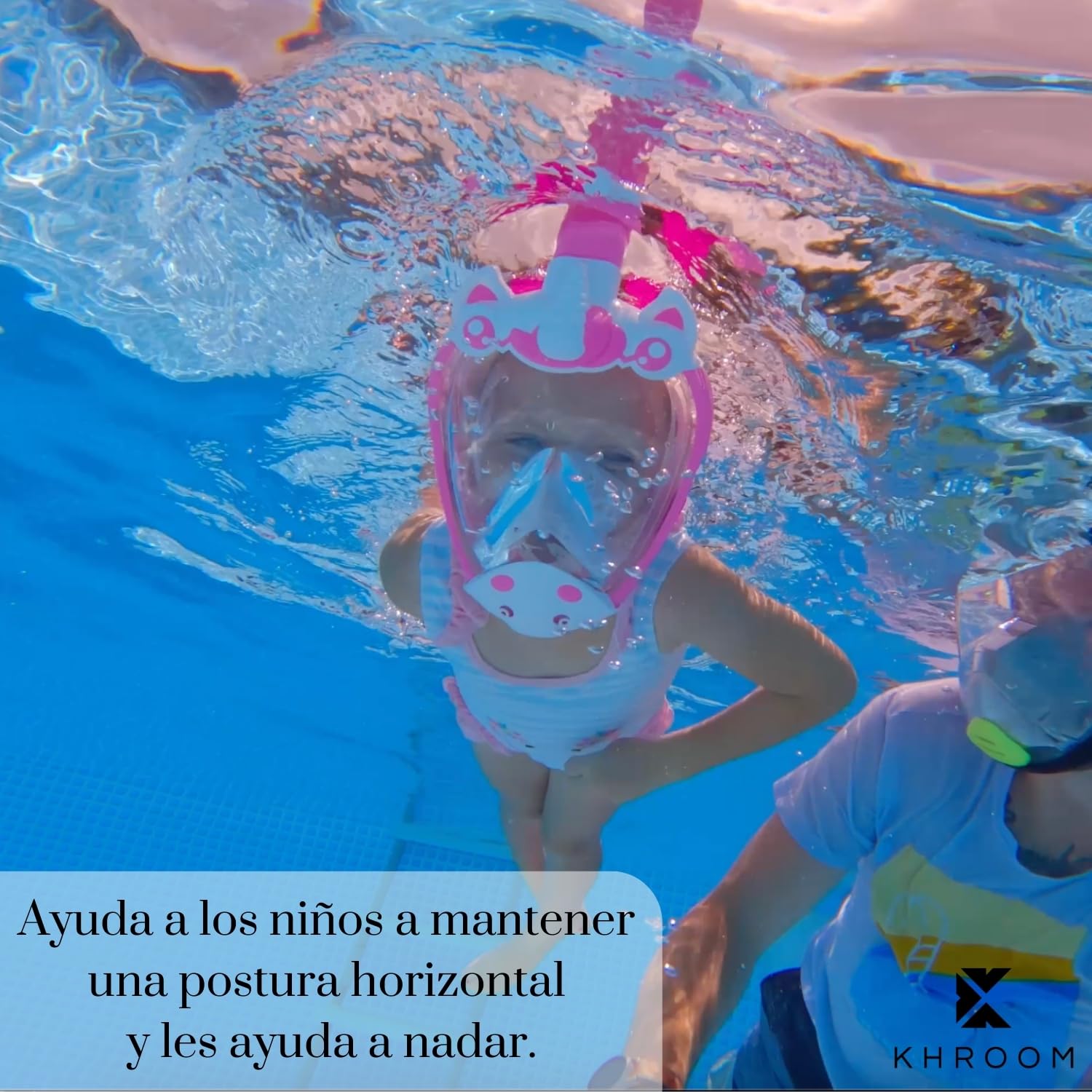 Set Snorkel Para Niños Buceo Infantil Con Lentes De Agua