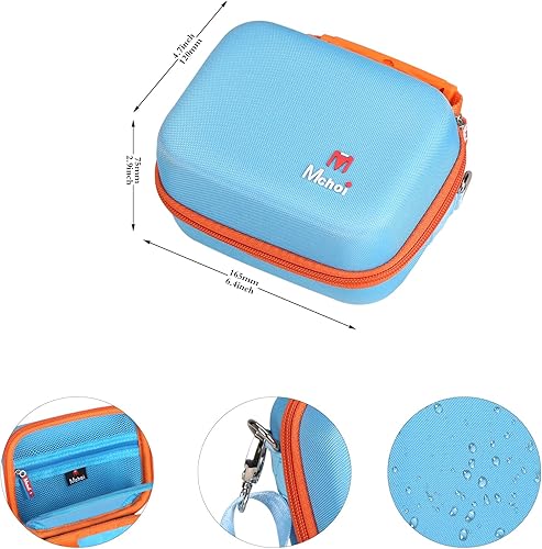 Miniatura 8 de Mchoi Estuche rígido de transporte adecuado para VTechKidiZoom PrintCam y papel de repuesto de cámara de impresión térmica, a prueba de golpes,