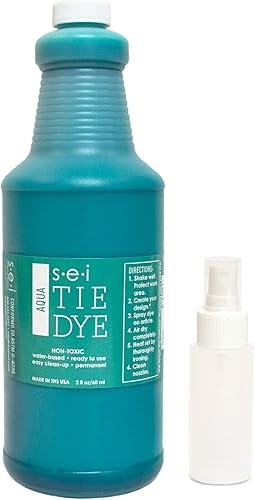 S.E.I Aqua - Kits de teñido anudado para grupos grandes, tinte de tela, kit de teñido anudado grande para grandes proyectos y actividades