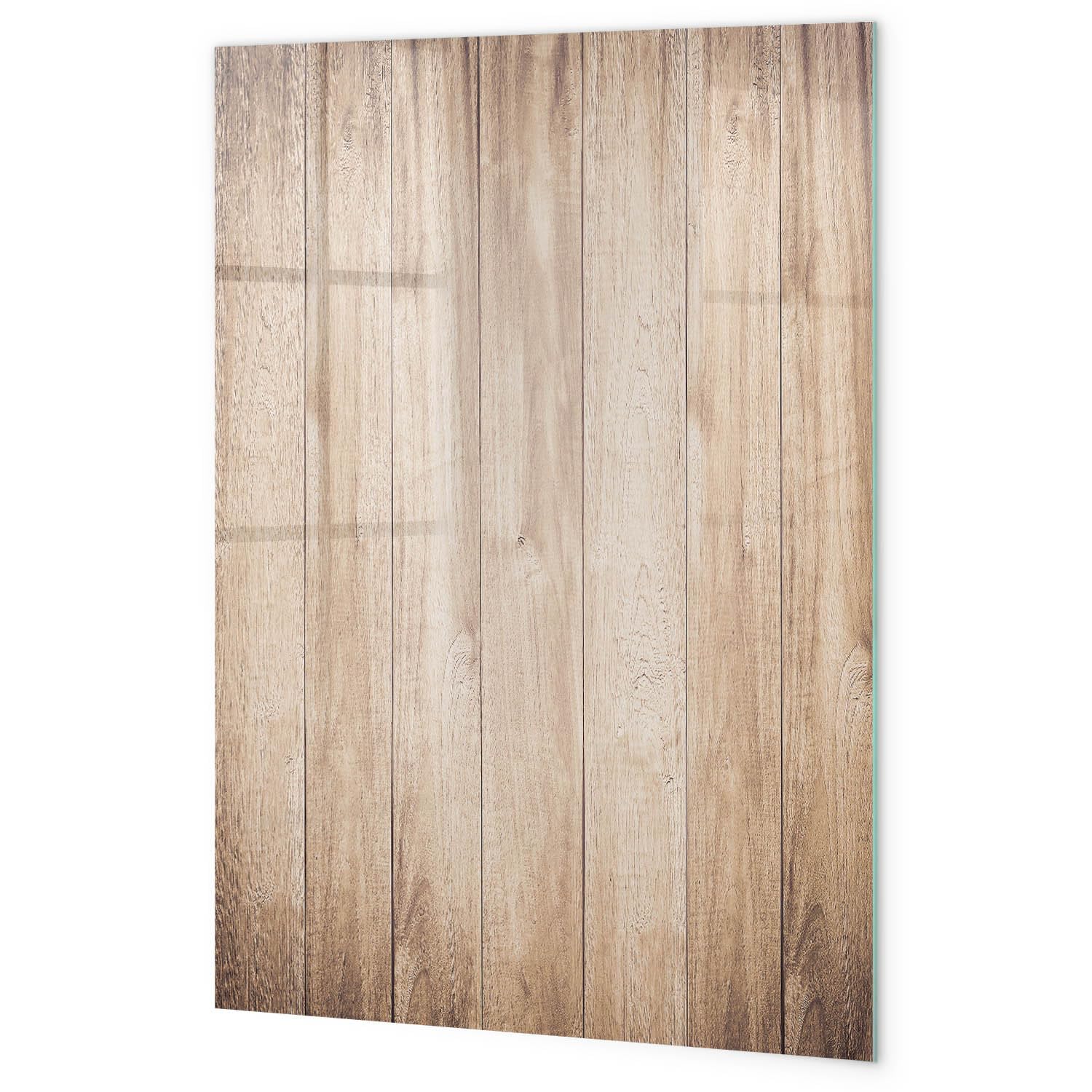Pizarra mural de vidrio 40x60 cm | Tablones de madera clara