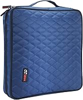 Vista 9 de CCidea Organizador Portátil de Discos CD/DVD, 40 Capacidad, Portafolio de Nylon para CD (Rojo) Especiales