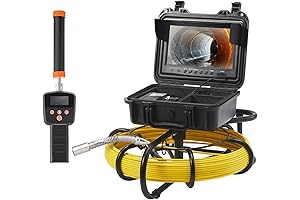 VEVOR 9" Pipeline Inspection Camera with 512Hz Locator
