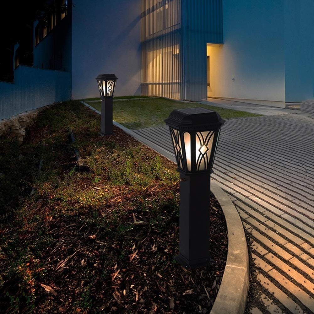 Wodoodporna Lampa Solarna Do Ogrodu, Patio, Krajobrazu, Ip55, Kolumna, Reflektor, Lampa Ścienna, Słupek, Patio, Ganek, Latarnia Uliczna, Kolumna, Lampa Pos,Warm Light-S