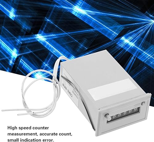 Vista 18 de YWBL-WH Contador electromagnético Totalizador electrónico 6 dígitos Totalizador Industrial Contador de pulso para maquinaria textil química CSK6-NKW