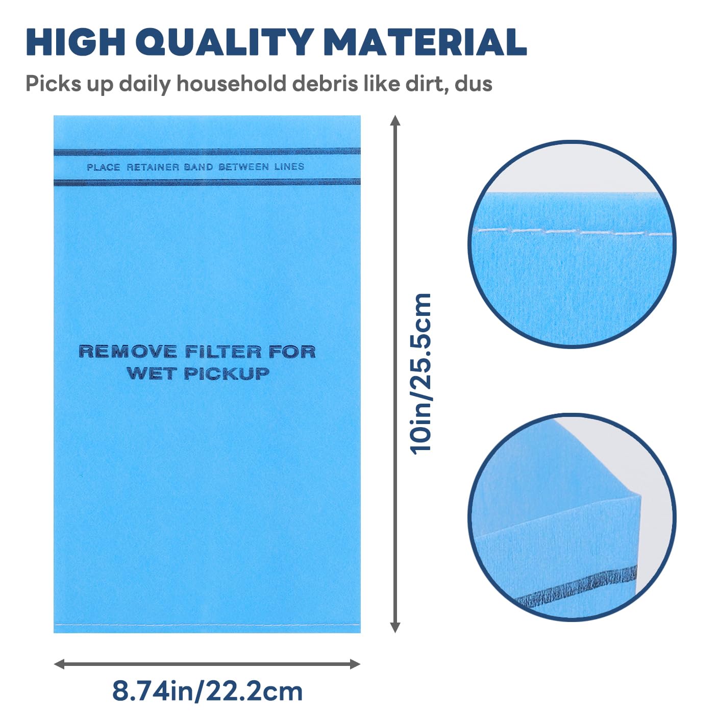 Amazon.com - Wet Dry Vacuum Filter Bags for Stinger 2.5 to 5