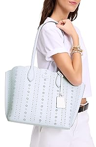 kate spade new york Suite Crossgrain Leather Large Open Tote Bag