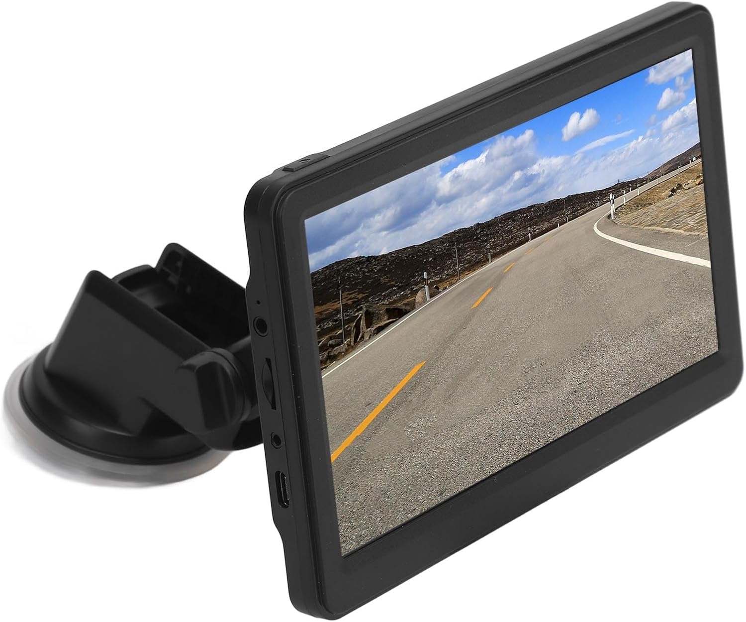 Cryfokt 7-calowy Samochodowy System Nawigacji GPS, Bezprzewodowy Bluetooth CarPlay Auto, Ekran Dotykowy IPS o Wysokiej Rozdzielczości, z Aktualizacjami Ruchu Drogowego w Czasie