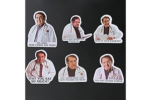 6 Pcs Doctor Phrase Magnets, for Home Kitchen Office Funny