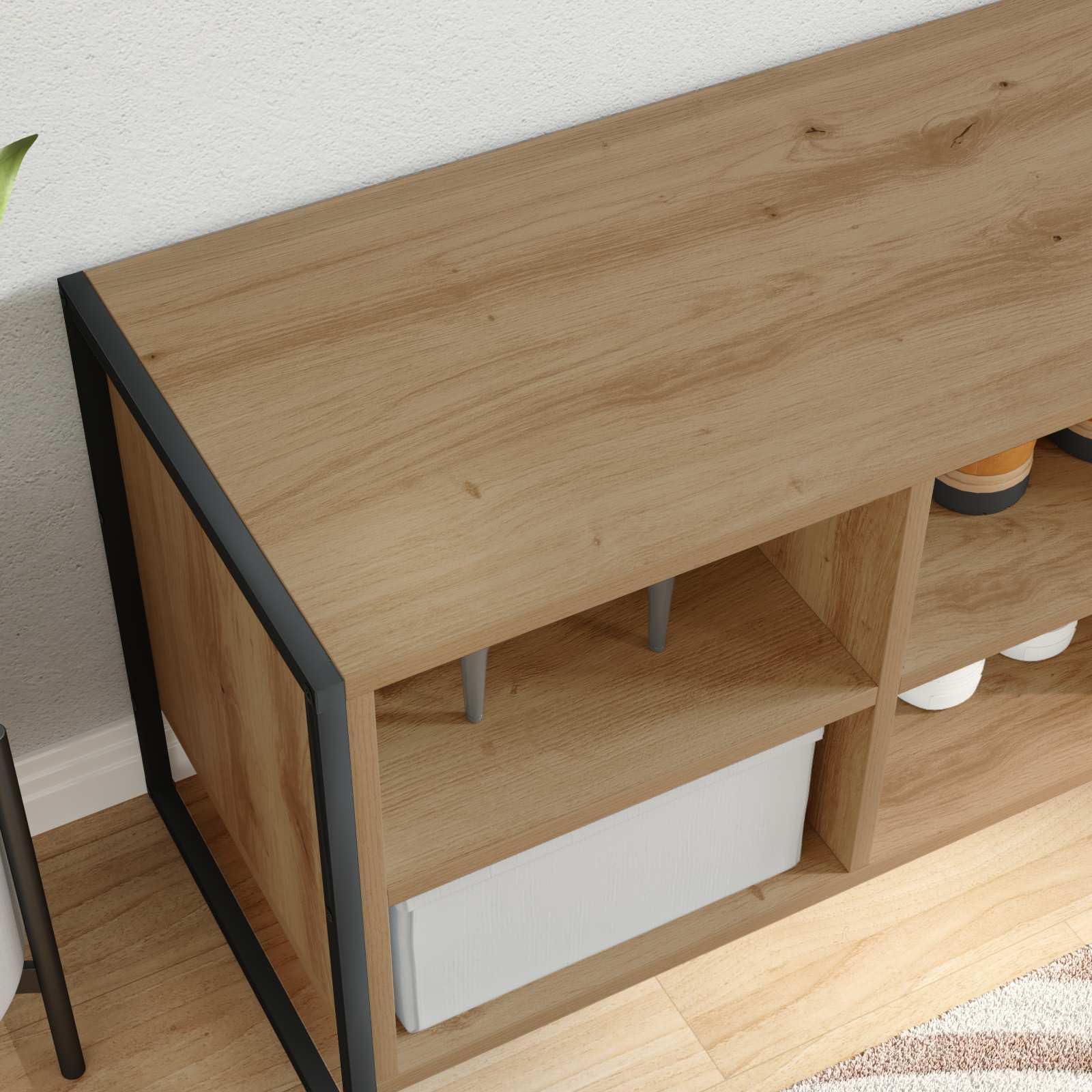 Szafka na buty 60 x 35 x 44 cm drewno inżynieryjne