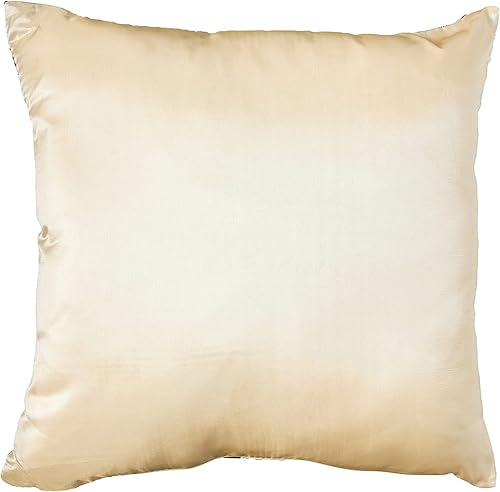 Miniatura 2 de Violet Linen String Art - Patrón de bordado geométrico, poliéster sintético sedoso, dorado, 18 x 18 pulgadas, funda de almohada decorativa