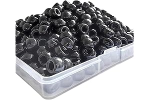 Black Pony Beads Bulk 900 Pcs Plastic Beads for Hair Braiding Crafts