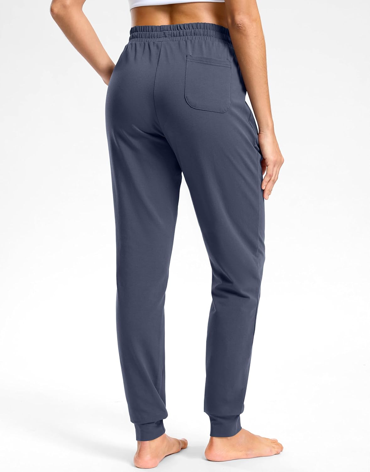 G Gradual Women's 30"/32"/34" Inseam Tall Sweatpants Cotton Joggers with Zipper Pockets Yoga Lounge Athletic Pants for Women - Image 3