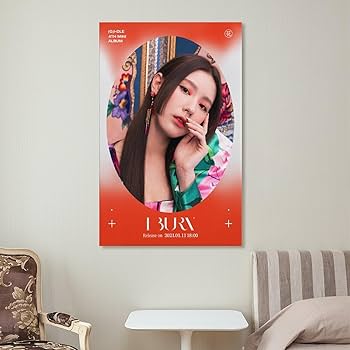 (G)I-DLE ミヨン 直筆サイン入りポスター Amazon.co.jp: Miyeon ミヨン GI DLE ジー アイドゥル I Burn