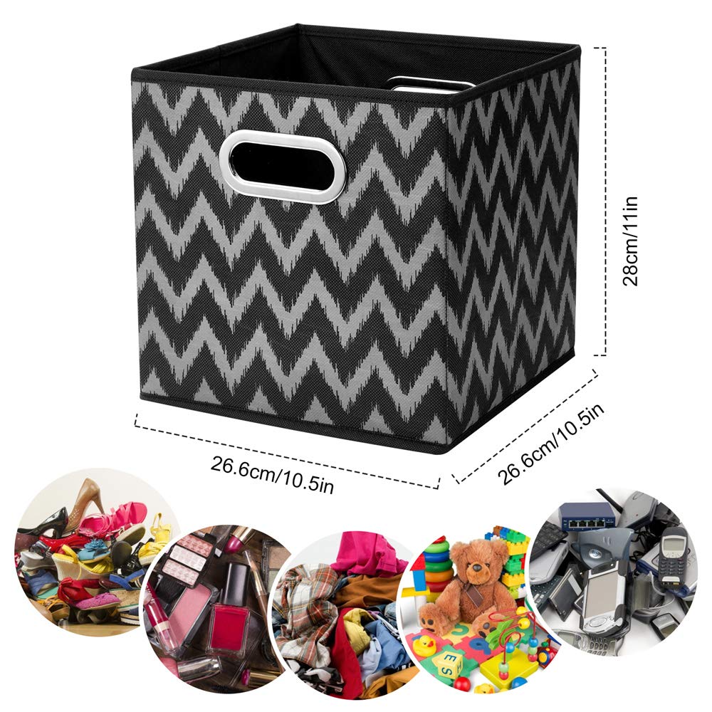 Set di contenitori pieghevoli 30 x 30 x 30 cm - Grande contenitore