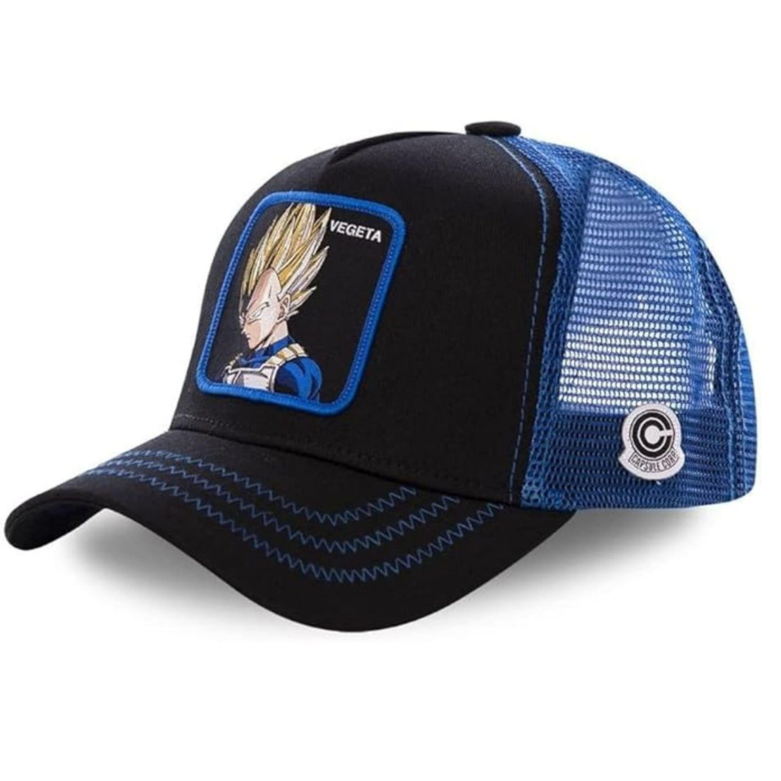 Collabs Capslab Capslab Vegeta Trucker Cap Dragon Ball Z Black/Blue - One-Size