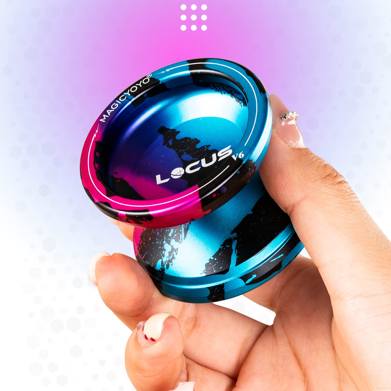 MAGICYOYO V6S Locus, Upgraded Dual-Material Metal Yoyo, Responsive