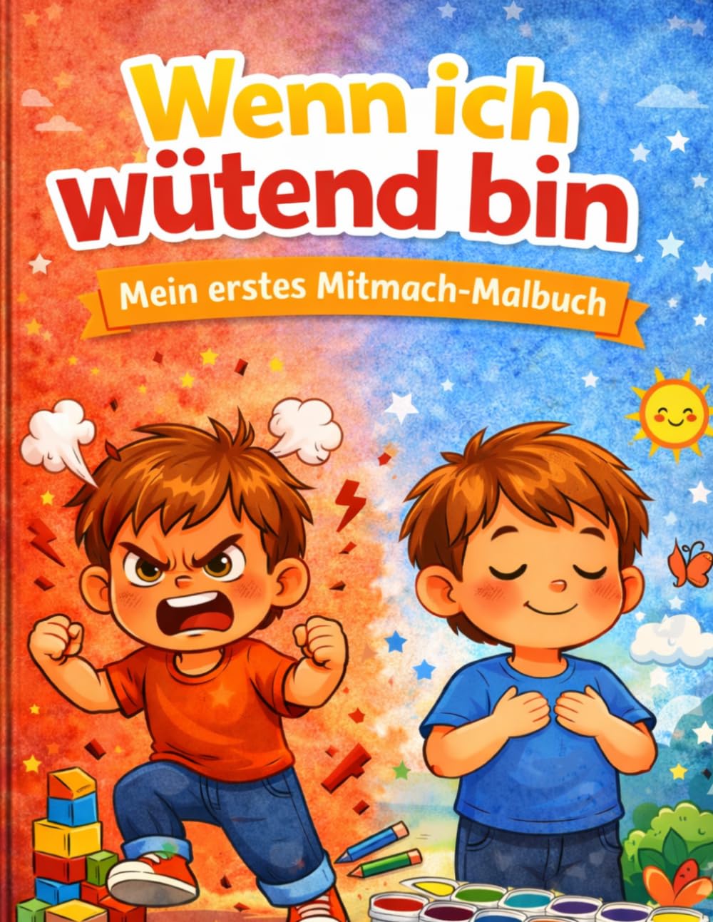 Wenn ich wütend bin: Mein erstes Mitmach-Malbuch