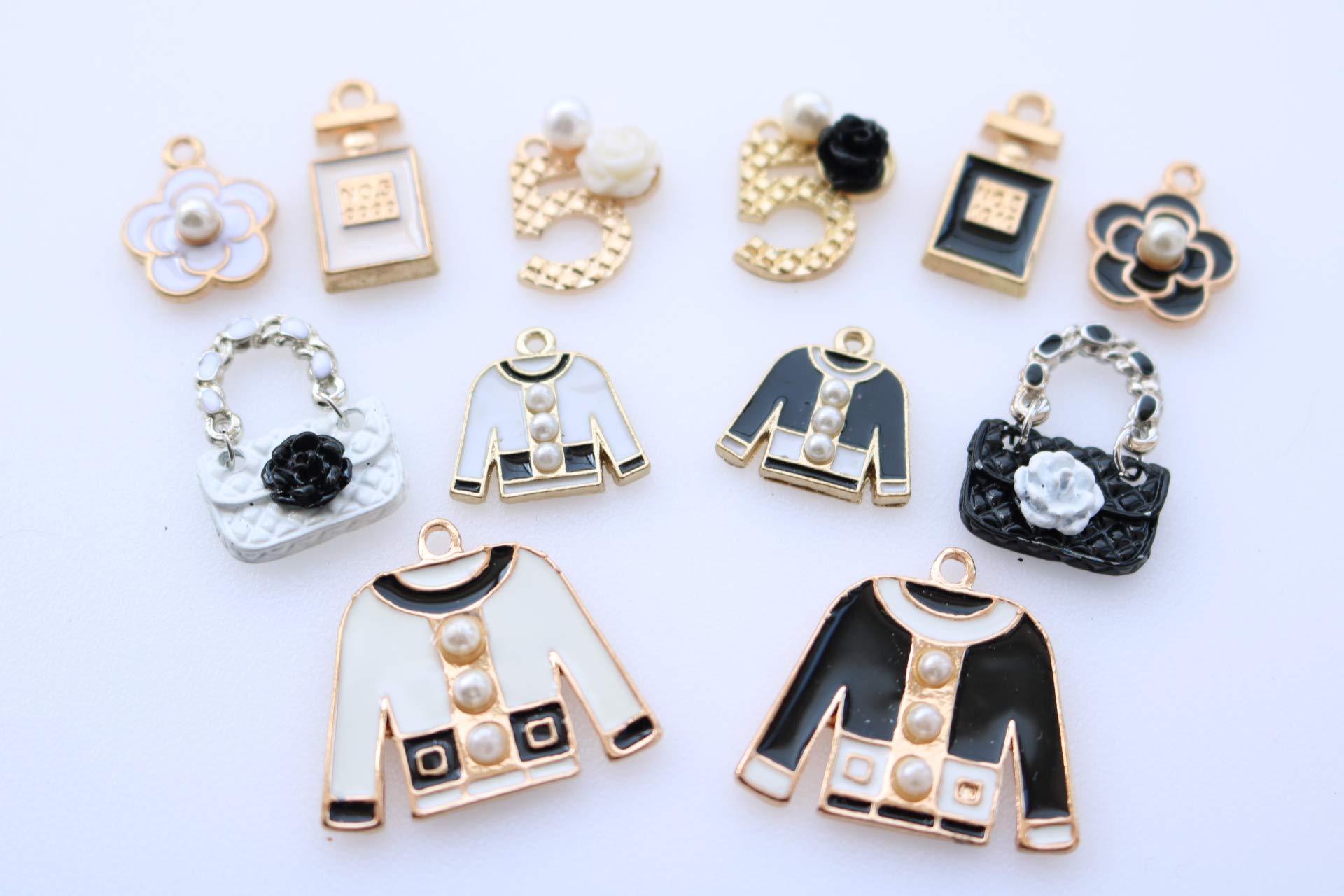 Amazon | 【ハンドメイド素材店】12個 お洒落 チャームアソートセット