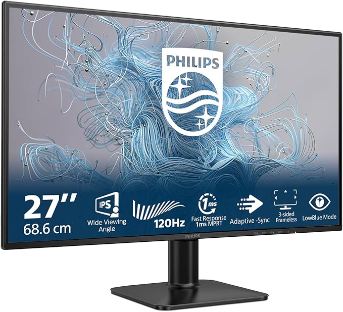 Philips Serie 1000 27E2N1110/00 Monitor PC 68,6 cm [27] 1920 x 1080 Pixel Full HD LCD Nero 27E2N1110-1000 Series - monitor a LED - 27-1920 x 1080 Full HD [1080p] @ 120 Hz - IPS - 300 cd/