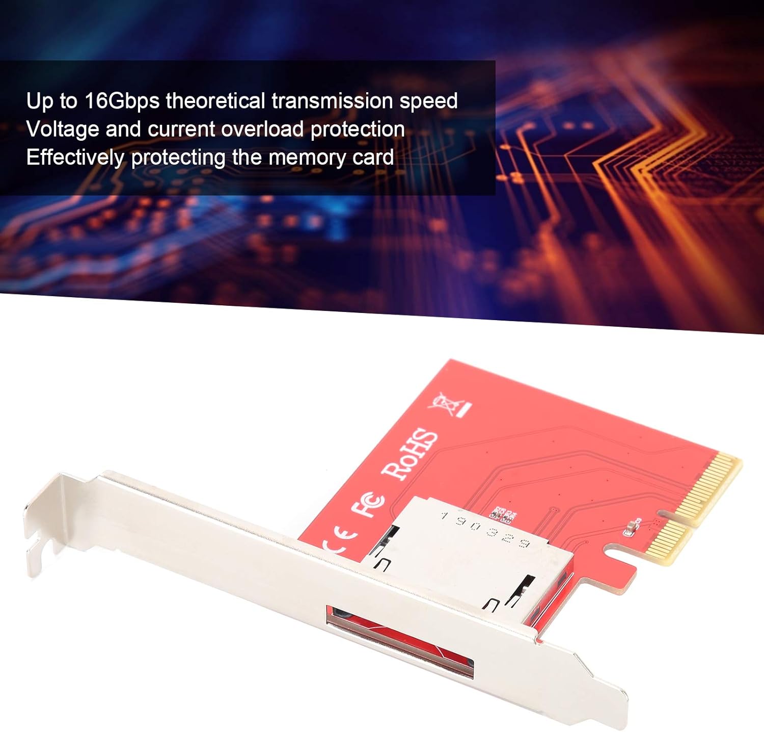 PCIE Card Reader PCIE Express card Reader Plug And Play PCIE Board for /OS X/LINUX