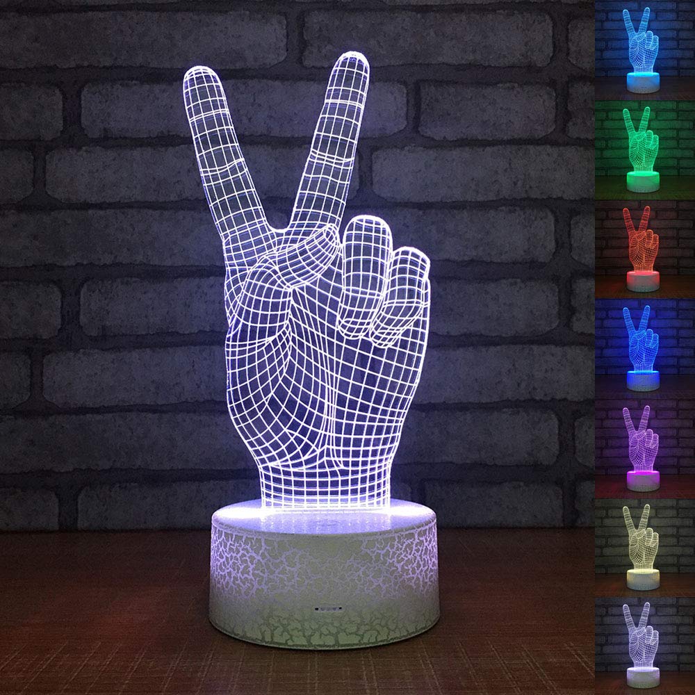 SUPERNIUDB Go 3D Bulbasaur Nightlights 3D Night Light Table Desk Optical Illusion Lamps 7 Color Changing Lights Crack base 1