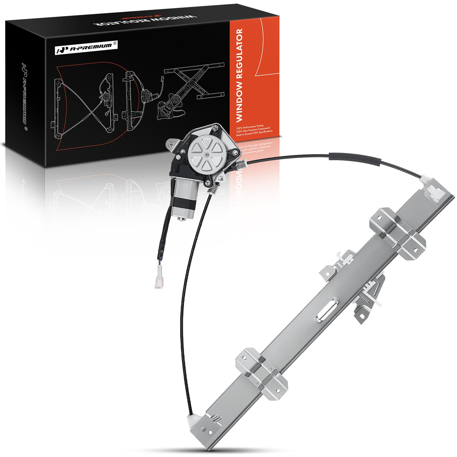 A-PremiumElectric Power Window Regulator with Motor Compatible with Chevy Tracker Suzuki Vitara Grand Vitara 1999-2004 Front Left Driver Side