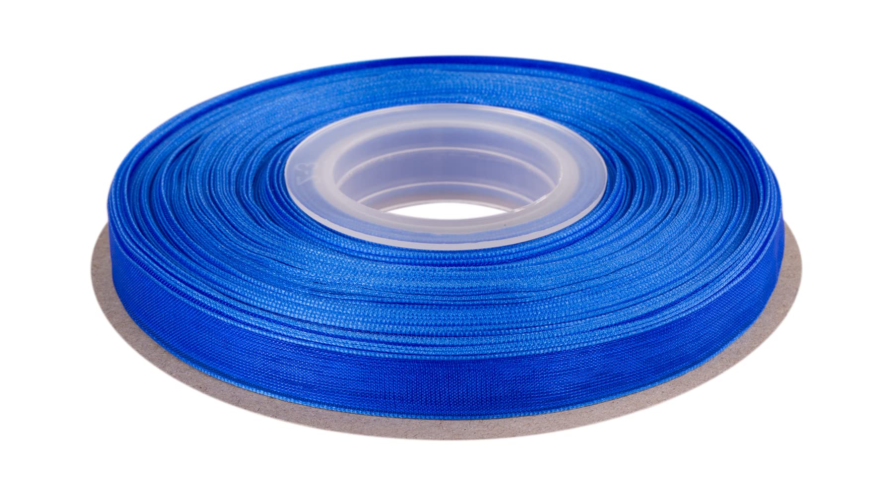 Ribbonitlux 9mm Sheer Organza Ribbon, Royal Shimmer Chiffon Ribbon 45M-Roll