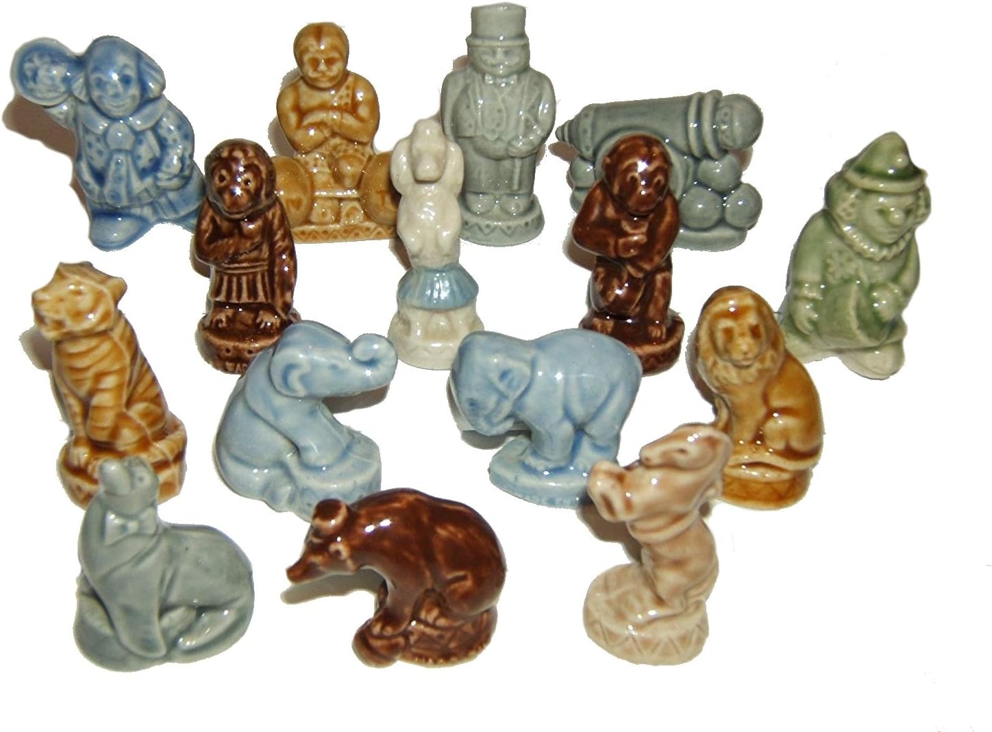 Circus Set - Wade / Red Rose Tea American Set #4 - Complete Set of 15 Figurines