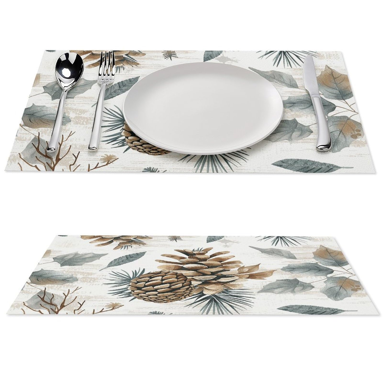 Sets de table lavables pour éviter les taches de cuisine lot de 6