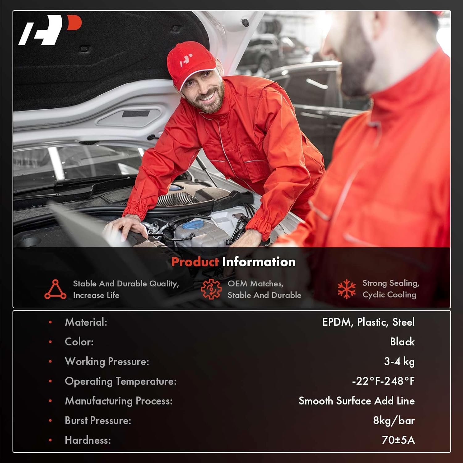 A-Premium Lower Radiator Coolant Hose Compatible with Mercedes-Benz S251 Series R350 2006 2007 2008 2009 2010 2011 3.5L