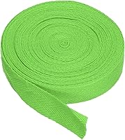 Vista 99 de PATIKIL Cinta de sarga de algodón de 1 pulgada, 50 yardas, cinta de algodón, cinta de encuadernación al bies, cinta de espiga para costura, Verde