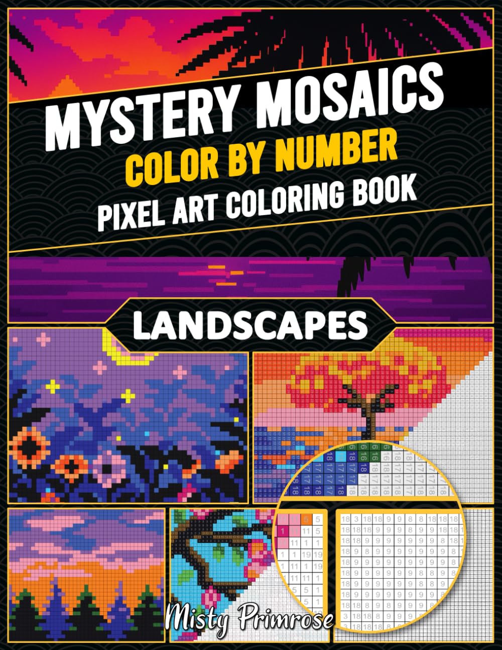 Color Quest Mystery Mosaics Color By Number: Landscapes Coloring Acivity Book for Adults and Kids (Color By Number Mystery Mosaics)
