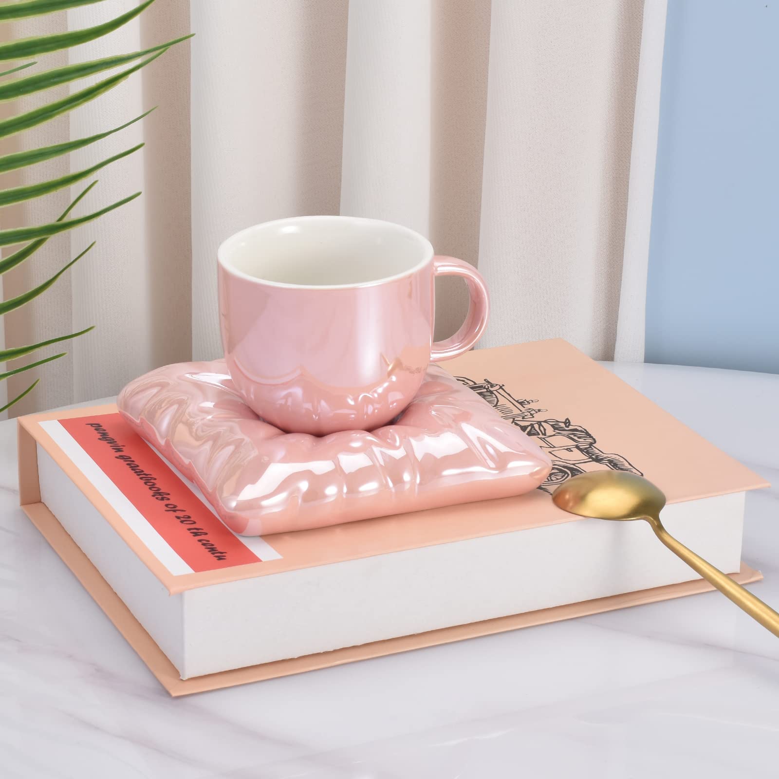 DIYEAH Sublimationstasse Keramik - Farbwechsel Tasse Zum Selbst Gestalten