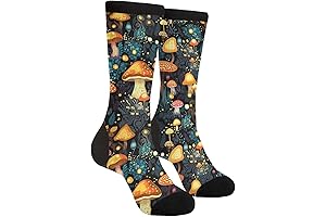 Novelty Crew Socks: Hike the Wild Side with Funky Forest Style