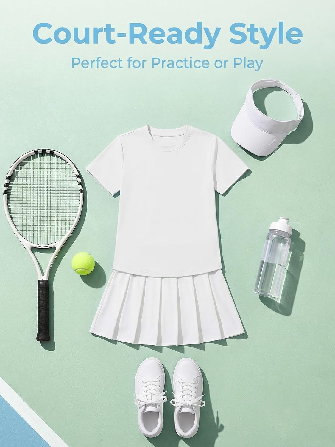 Girls Athletic Shirts Kids Short Sleeve Crewneck Quick Dry Workout Yoga Tops Basic Tees Activewear