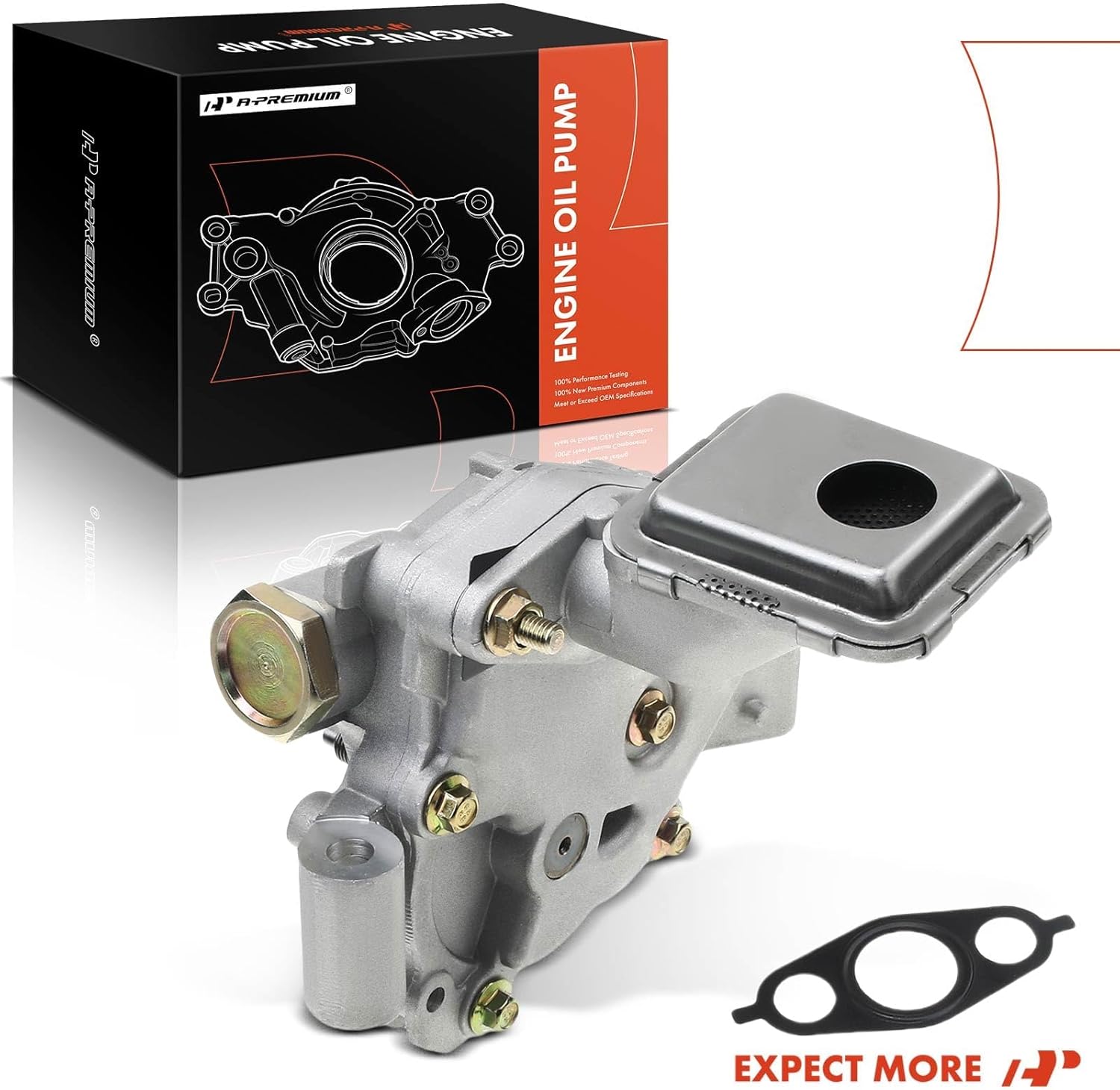 A-Premium Engine Oil Pump Compatible with Toyota Camry 2002-2011, RAV4, Corolla, Highlander, Matrix, Solara & Scion tC, xB & Lexus HS250h & Pontiac Vibe, 2.4L, Replace# 15100-28020, 1510028020