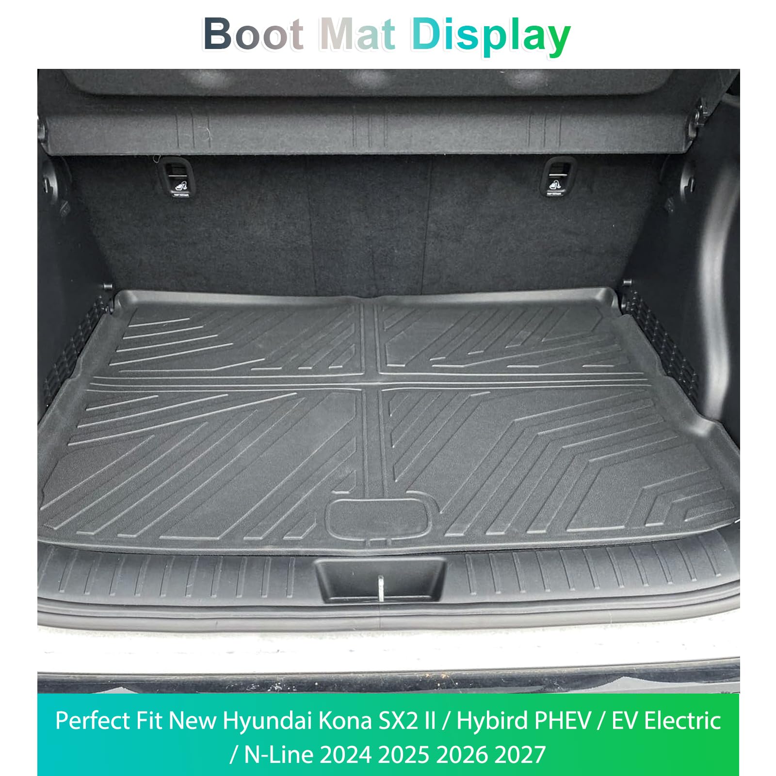 LFOTPP Anti-slip rubberen matset, compatibel met EV Elektro