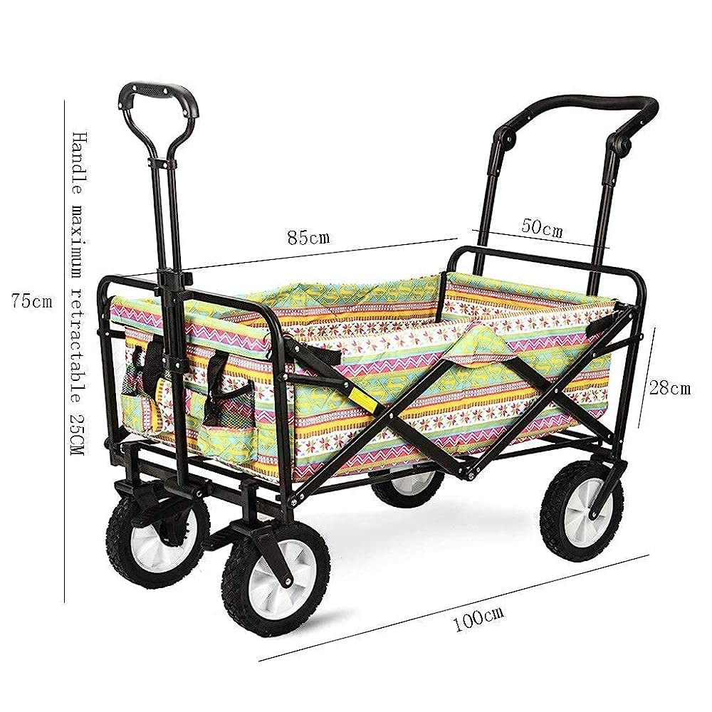 Questo Carrello da Giardino Pieghevole Resistente, Carrello da Giardino Pieghevole, Carrello Pieghevole, Carrello a Mano Pieghevole, Carrello da Spiaggia Pieghevole, Carrello Pieghevole, Cam
