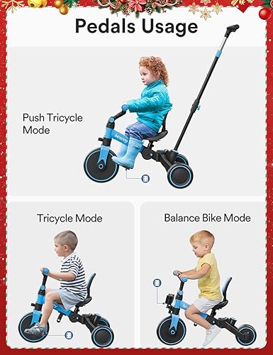 Miniatura 6 de besrey Bicicleta 5 en 1 para niños pequeños