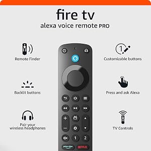 Fire TV Alexa Voice Remote Pro