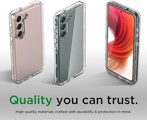 Miniatura 7 de AICase Funda transparente para Galaxy S22 Plus 66 pulgadas resistente protección contra caídas de cuerpo completo resistente a los golpes y al polvo