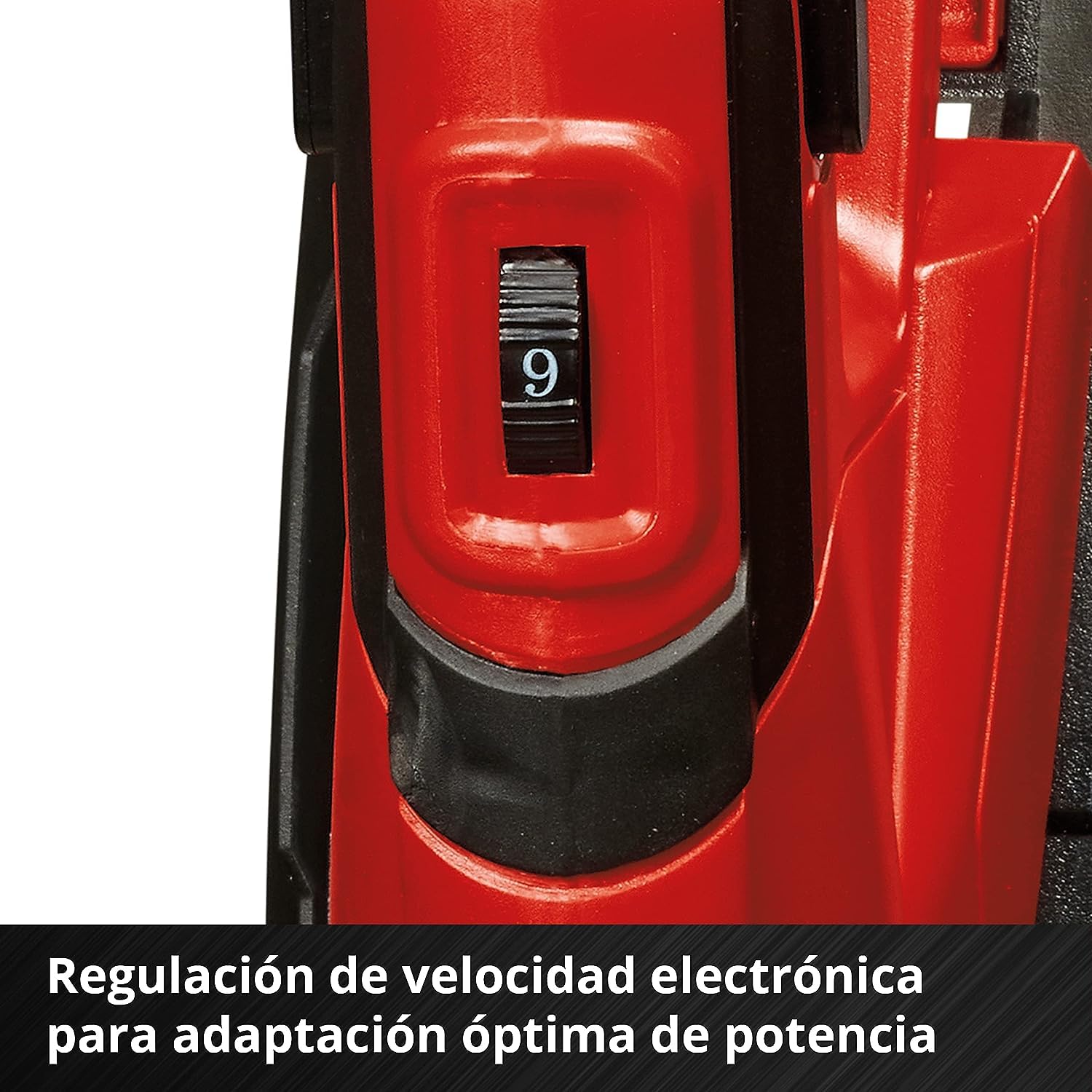 Einhell Motoazada con batería, 18 V, Iones de Li, regulación de Velocidad, Cuchilla escarificadora, Agarre Adicional, sin batería ni Cargador, Color Rojo/Negro