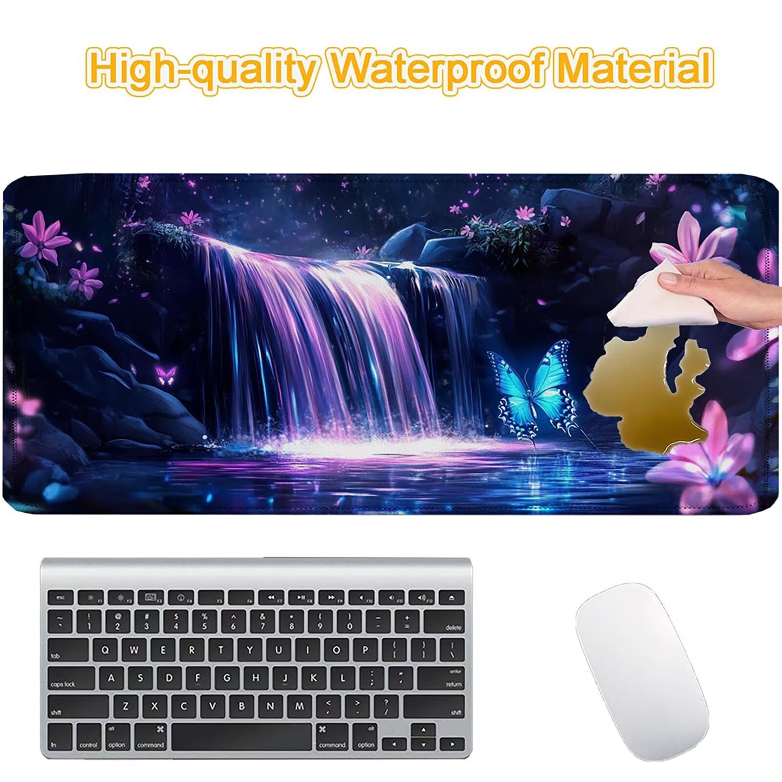 Tappetino Mouse 900x450mm | Superficie Ultra-Liscia | Viola 0-z692