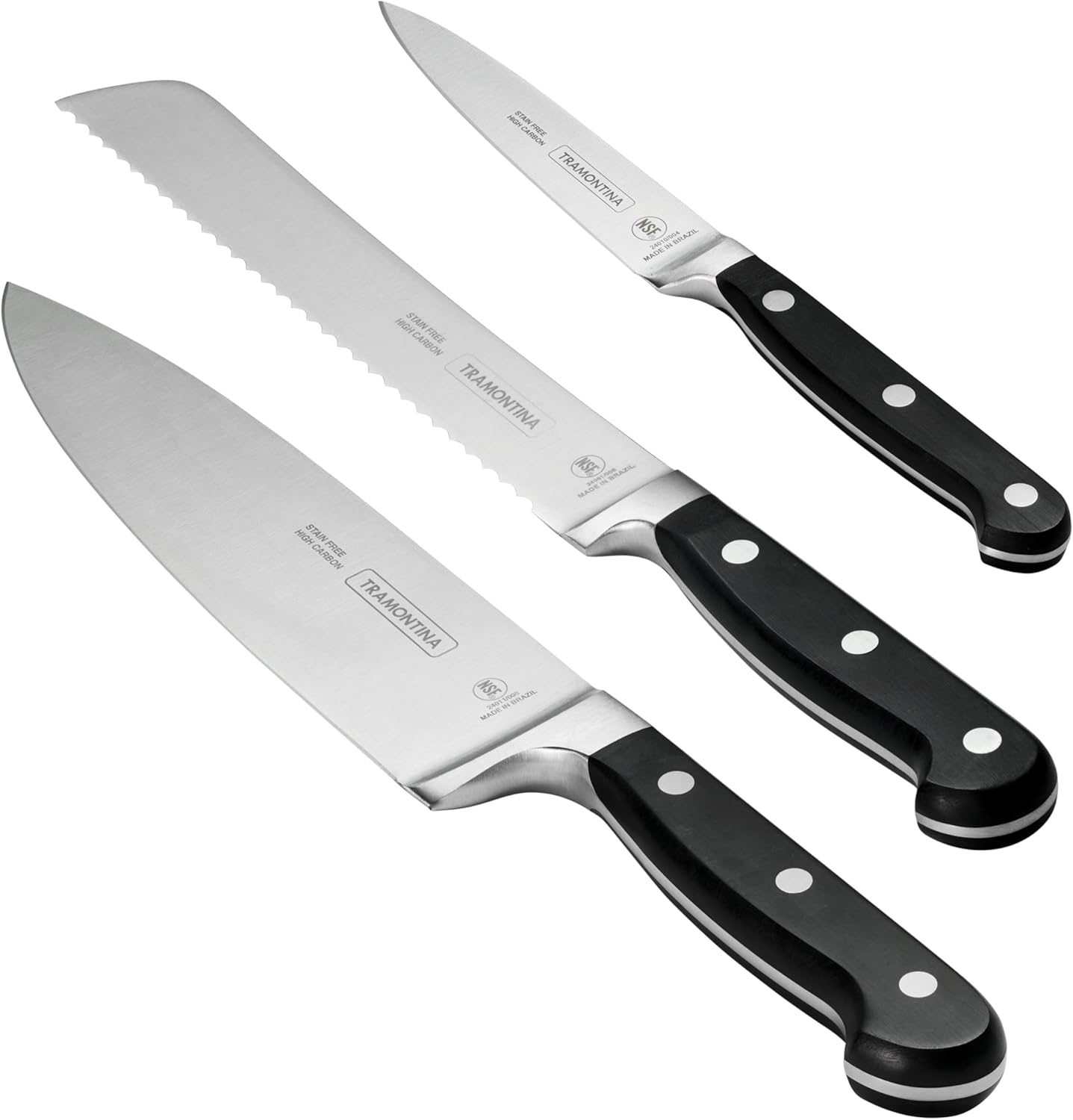 Tramontina Pro Series Forged 3-Piece Precision Kitchen Knife Set