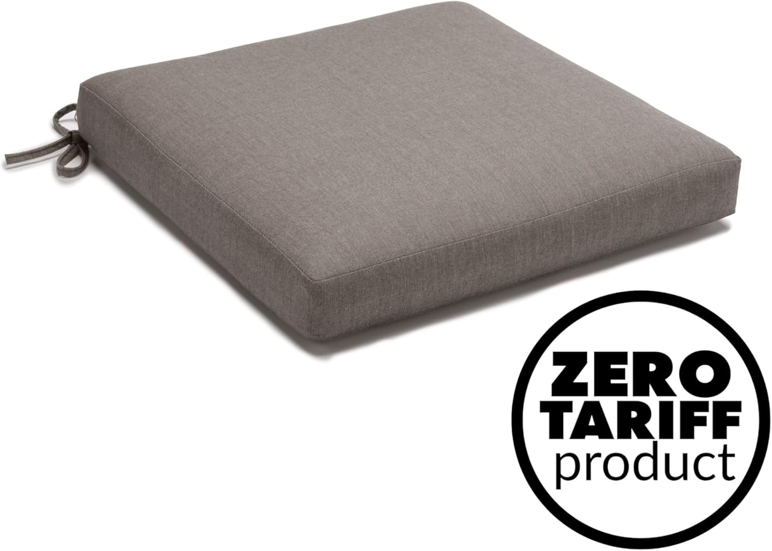 Outdoor Chaise Lounge Cushion, 26" W x 82" L x 2.5" H, Cast Shale