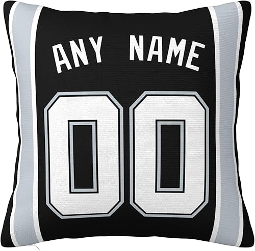 Miniatura 4 de San Antonio - Funda de almohada personalizada con cualquier nombre y cualquier número, almohada personalizada para hombres y jóvenes