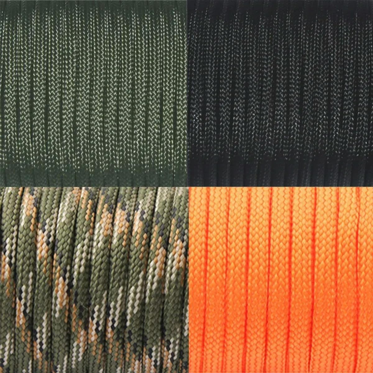 Nylon-Seil Fallschirmschnur, 4 mm 9 Ständer Kerne Paracord for Fallschirmschnur Lanyard Camping Klettern Camping Seil Wandern Wäscheleine 5 Meter 10 Meter 20 Meter 30 Meter